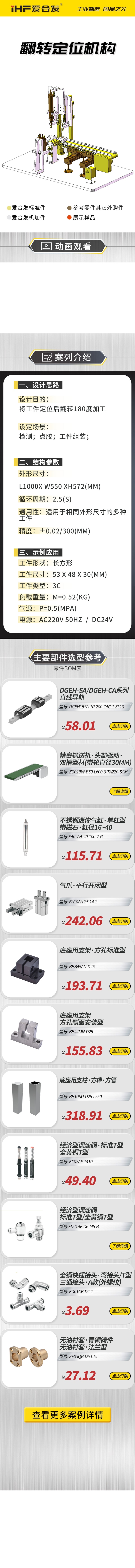 愛(ài)合發(fā)：案例介紹，翻轉(zhuǎn)定位機(jī)構(gòu)！